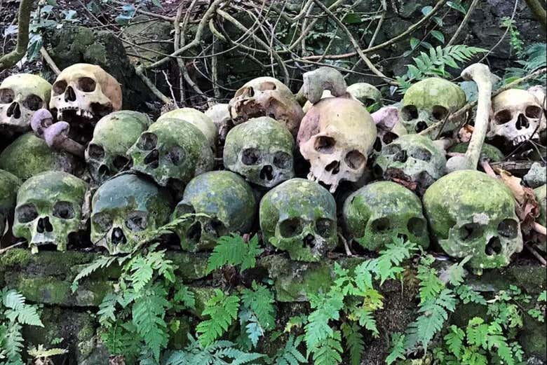 The open cemetery in Trunyan
