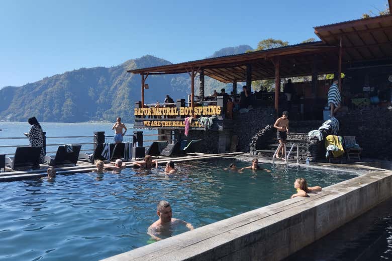 Check out the Batur hot springs!