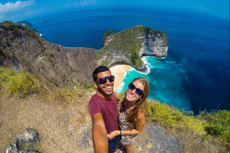 Enjoying the views on Nusa Penida