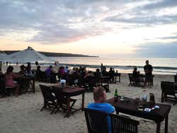 Restaurants on Jimbaran Beach
