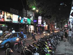 Kuta at night
