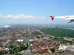 Landing in Bali