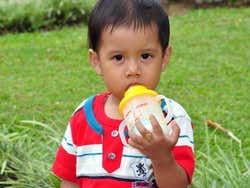 Young Balinese boy