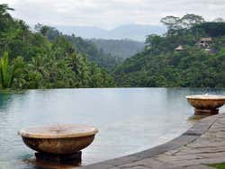 Swimming pool in a hotel in Ubud